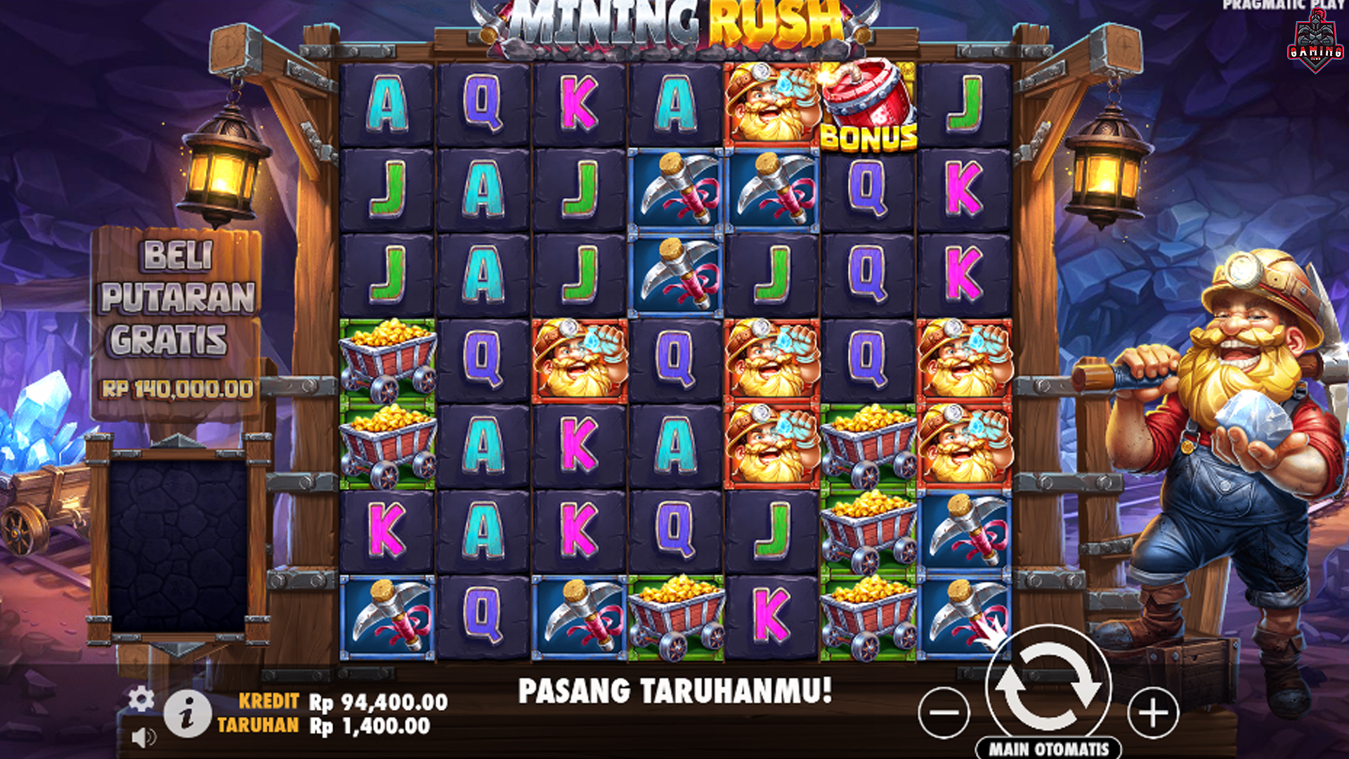 Rtp8000 Daftar Bonus Menanti Mining Rush Jadi Andalan Tahun Ini