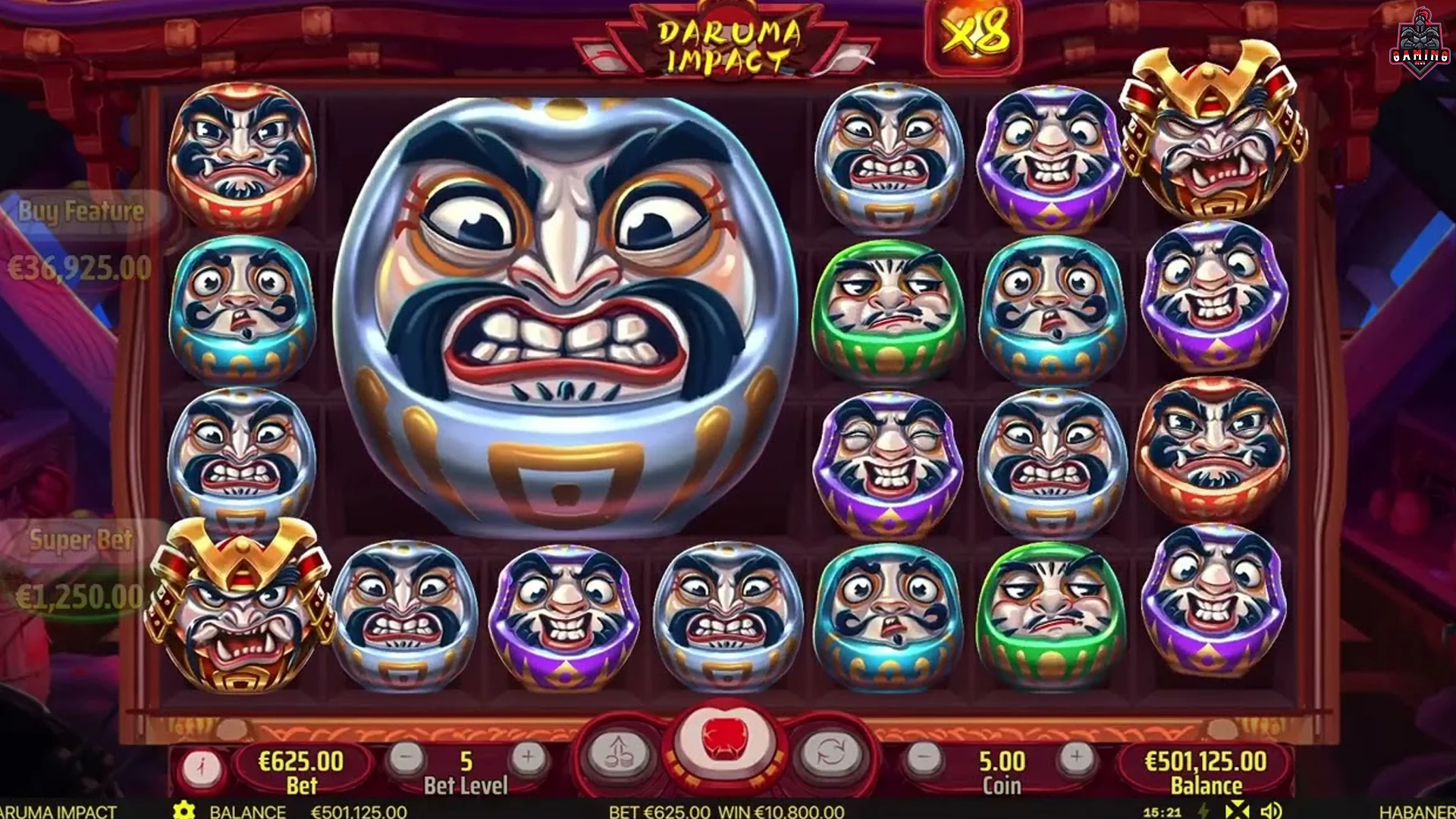 Slot Online Daruma Impact: Kombinasi 4 Bonus dan RTP Optimal