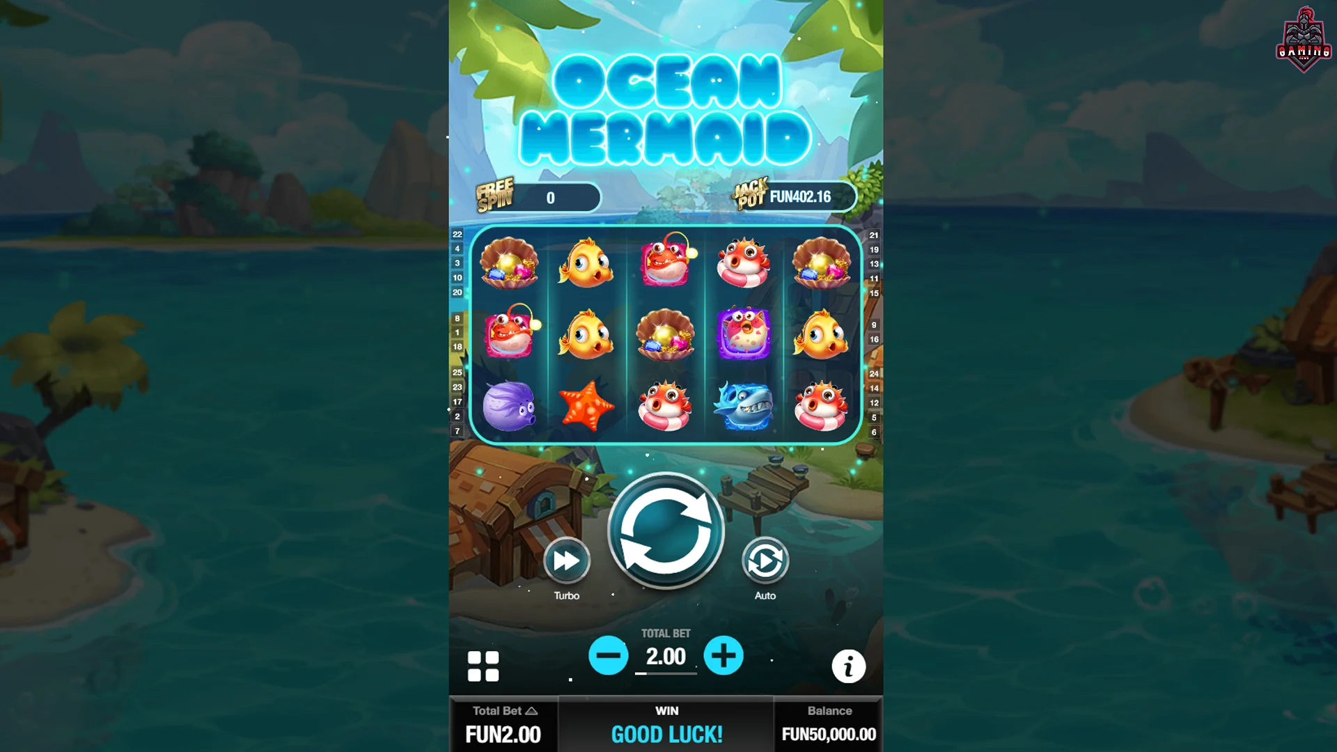 Wild & Scatter Auto Bantu Menang! 4 Simbol di Ocean Mermaid yang OP